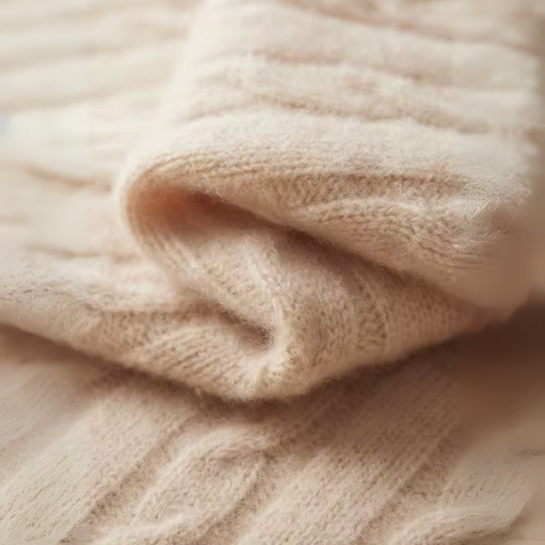 The Chamonix Merino Wool Button Mock Neck