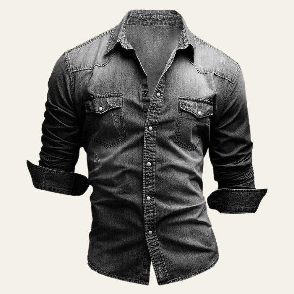 The Miami Snap-Front Denim Shirt