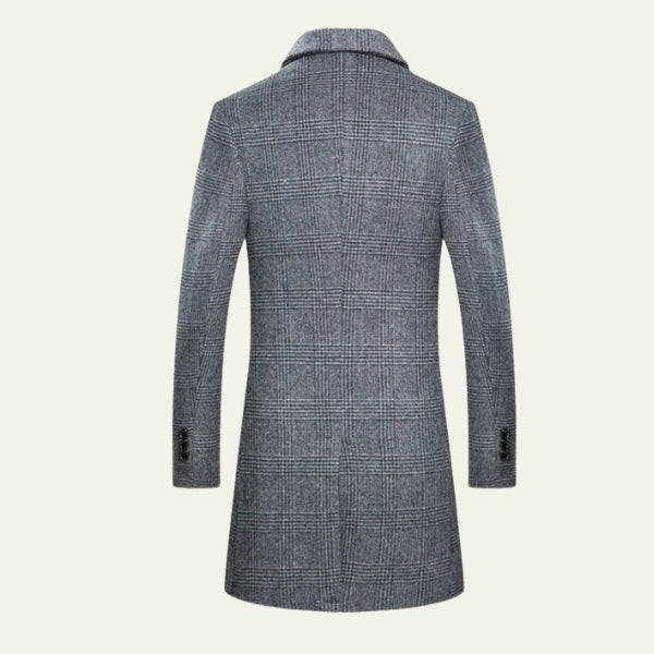 The Regent Checked Overcoat