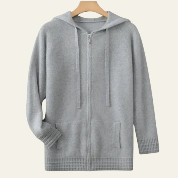 The Oslo Cashmere Zip Hoodie