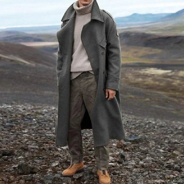The Oslo Double-Breasted Long Coat