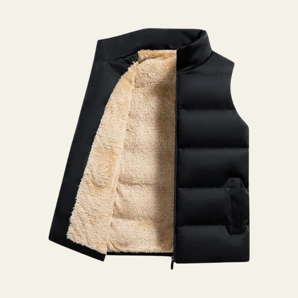 The Alpine Plush-Lined Puffer Vest