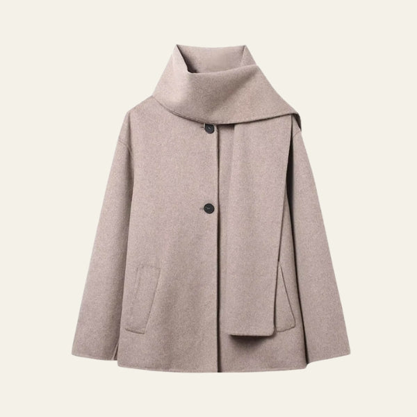 The Oslo Scarf-Neck Wrap Jacket
