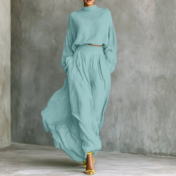 The Kyoto Textured High-Neck Set