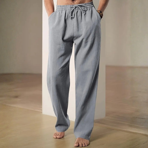 The Malibu Drawstring Eco-Linen Trousers