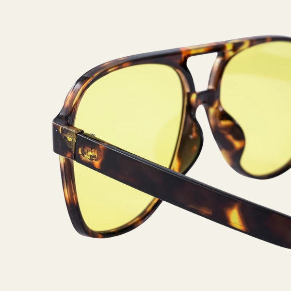 The Riviera Square Aviator Sunglasses