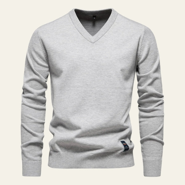 The Marseille Knit V-Neck Sweater