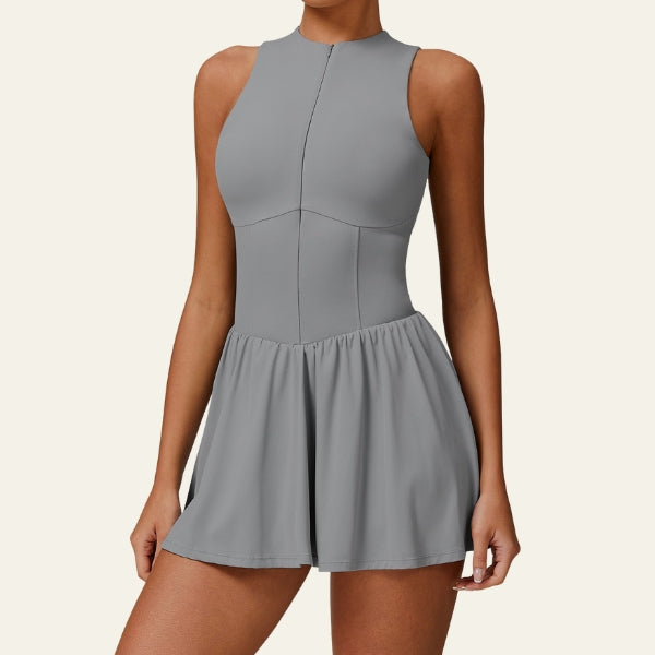 The Kyoto Zip-Front Active Romper