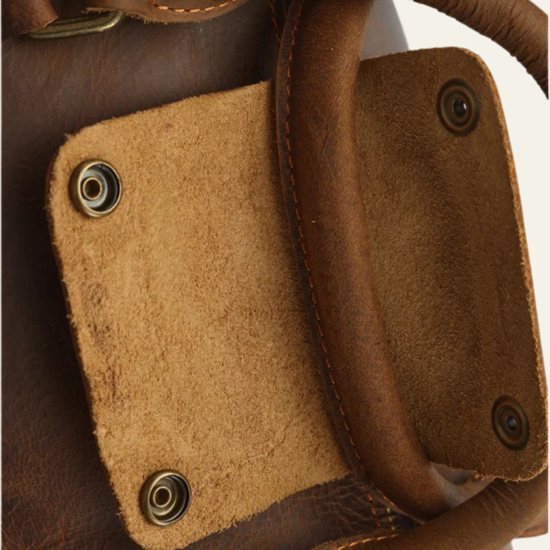 The Lucerne Leather Weekender Bag