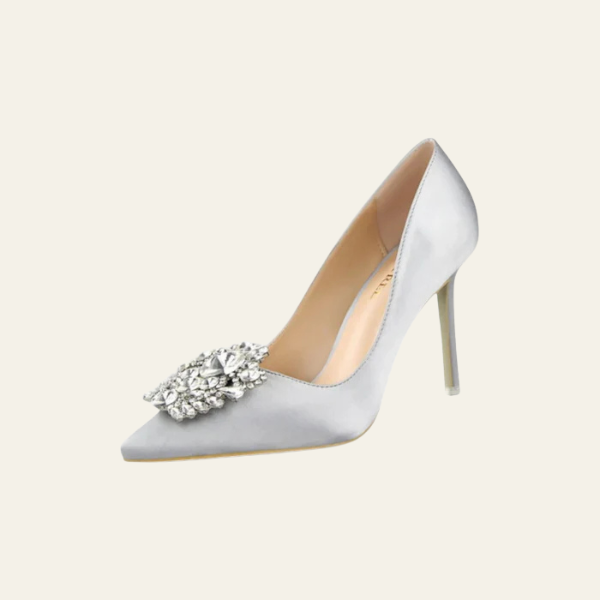 The Aurelia Crystal-Embellished Pointed-Toe Heels