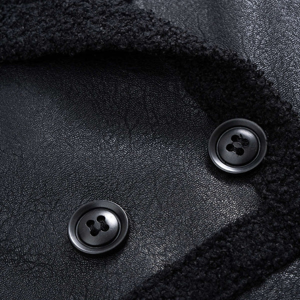 The Oslo Shearling-Panel Coat