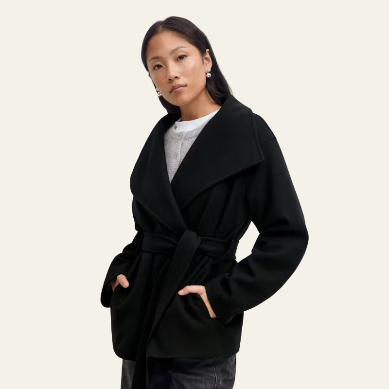 The Vienna Wool Wrap Jacket