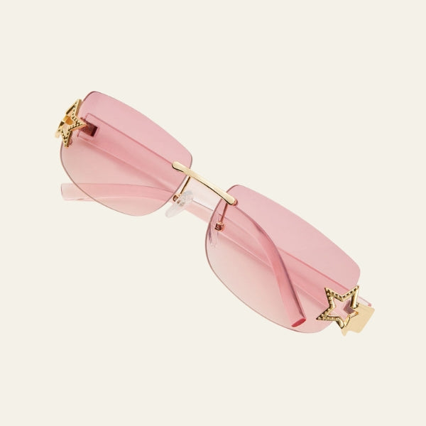 The Stardust Rimless Star-Detail Sunglasses