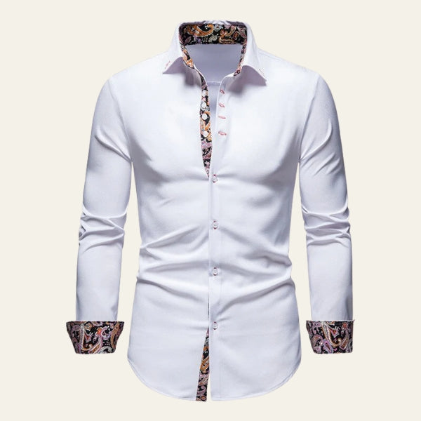 The Milano Contrast-Trim Button Shirt
