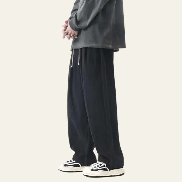 The Kyoto Elastic-Waist Wide-Leg Trousers