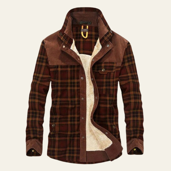 The Hampshire Fleece-Lined Plaid Overshirt Jacket
