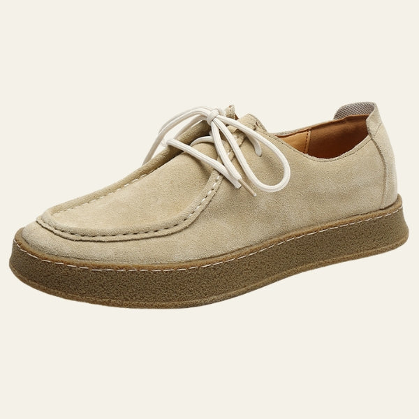 The Terra Soft-Suede Lace-Up Casual Shoe