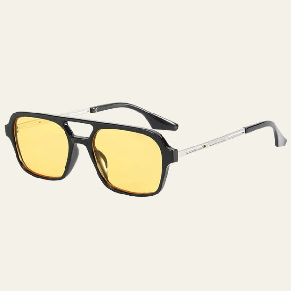 The Capri Double-Bridge Square Sunglasses