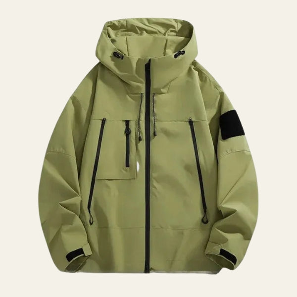 The Alpine Hooded Zip Shell Jacket
