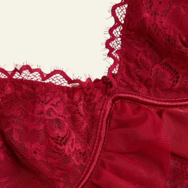 The Parisian Ruffle Lace Bodysuit