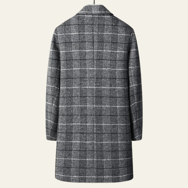 The Camden Checked Single-Breasted Coat