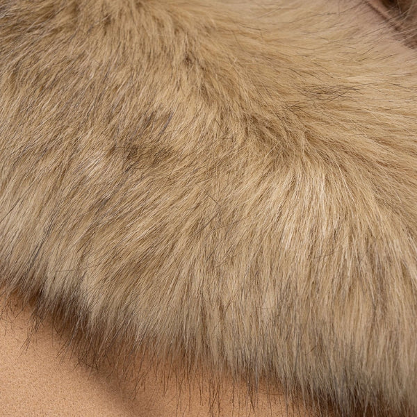 The Sienna Faux-Fur Collar Wrap Coat