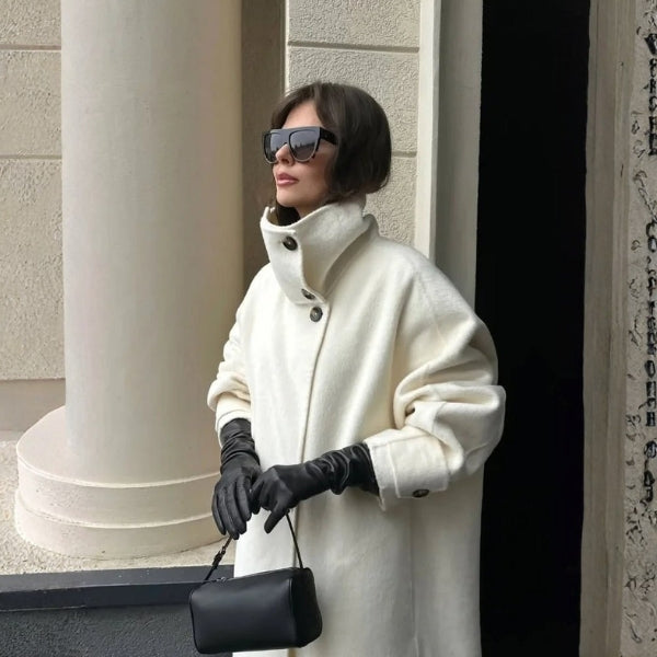 The Geneva Stand-Collar Longline Coat