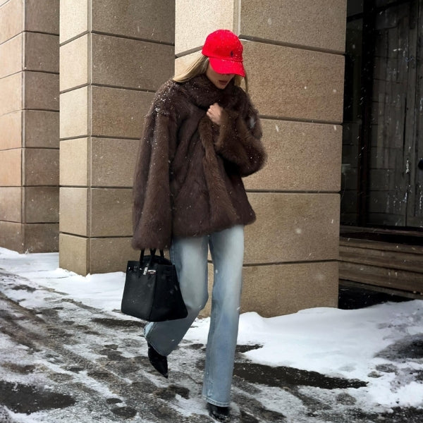 The Aspen Plush Faux-Fur Coat