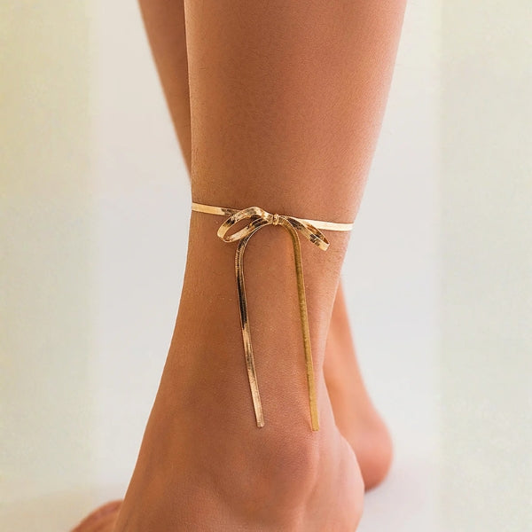 The Riviera Bow-Knot Anklet
