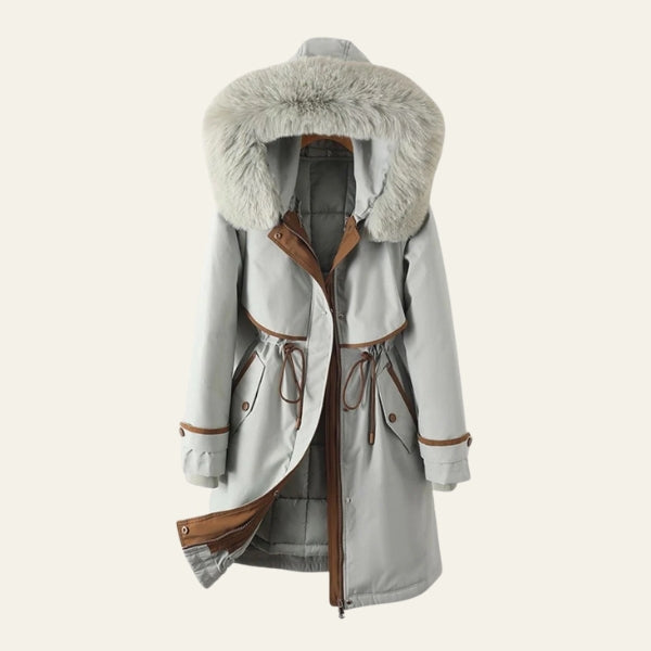 The Aspen Faux-Fur Hood Parka Coat