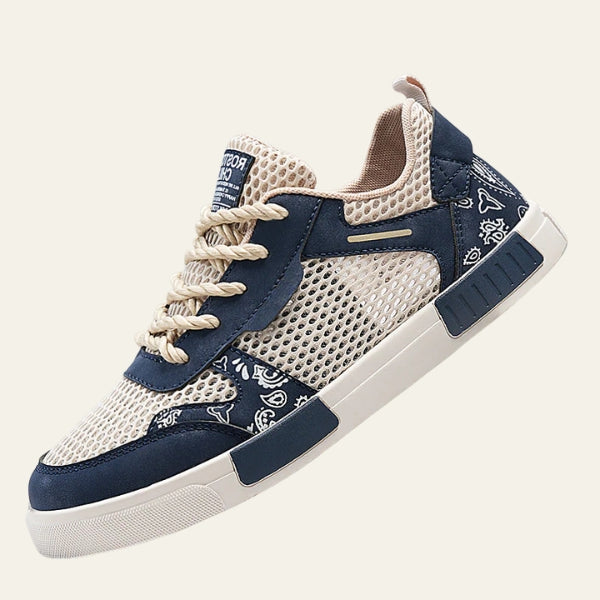 The Riviera Mesh Pattern Sneakers