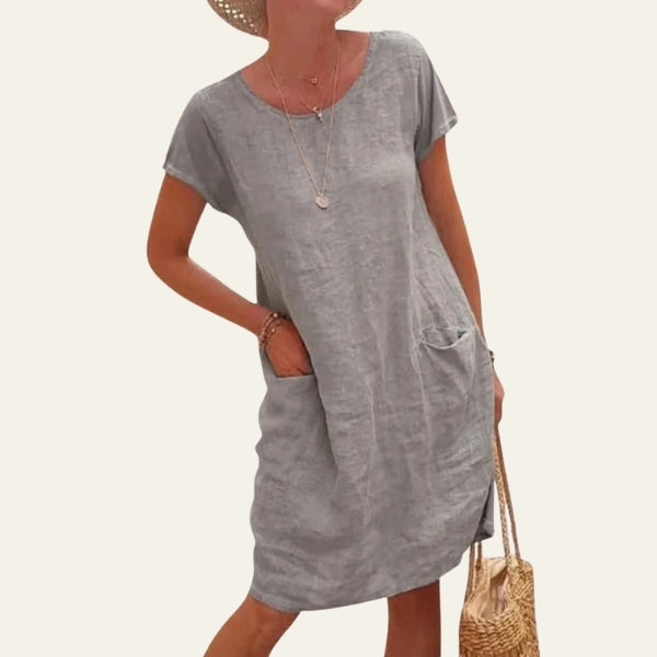 The Capri Pocket Midi Dress