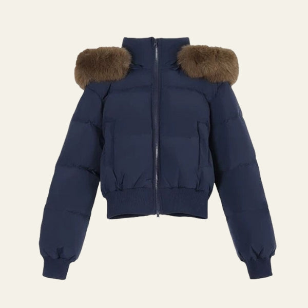 The Alpine Faux-Fur Hooded Puffer Jacket