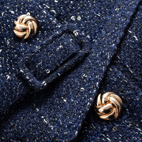 The Lyon Tweed Belted Vest