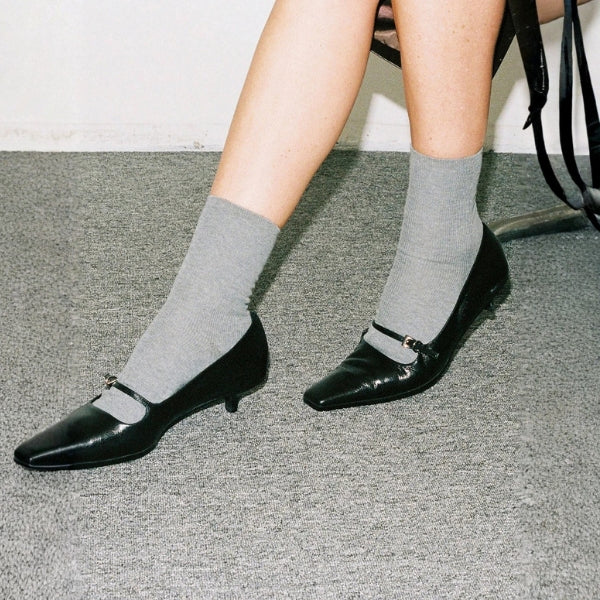 The Riviera Buckle-Strap Pointed Pump