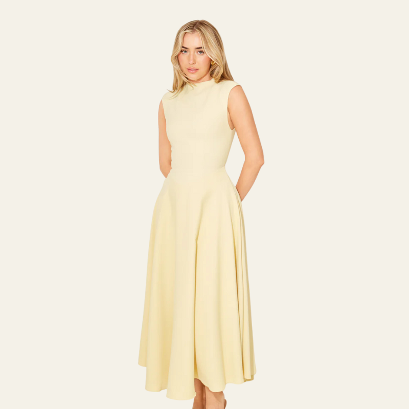The Amalfi Structured Midi Dress