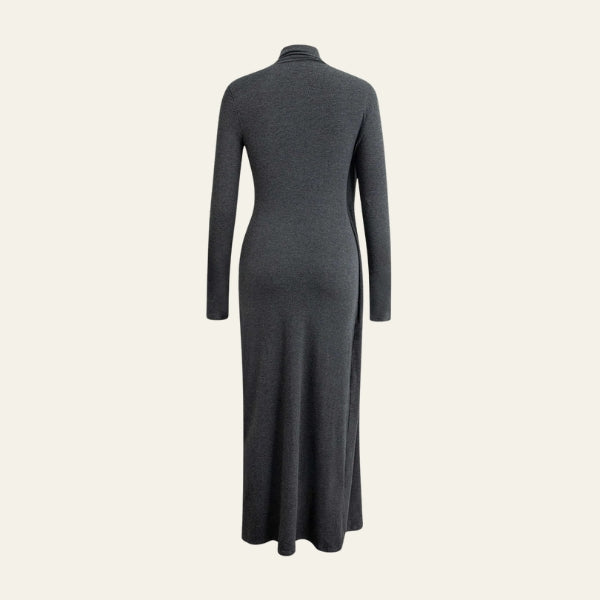 The Milan Draped Scarf Midi Dress