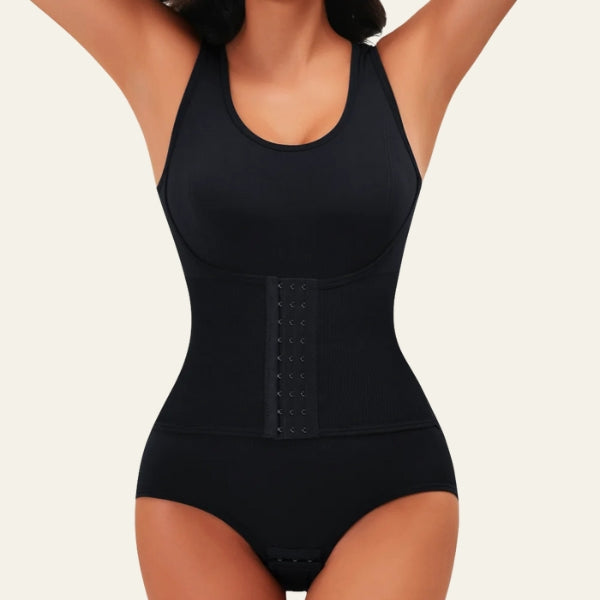 The Riviera Hook-Front Sculpting Bodysuit