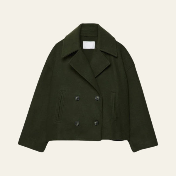 The Riviera Cropped Double-Breasted Jacket