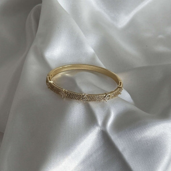 The Cannes Pavé Panel Cuff