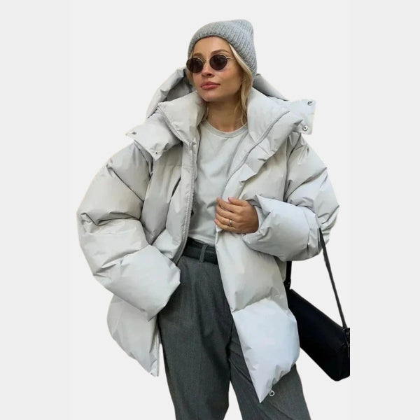 The April Oversized Hooded Puffer Coat