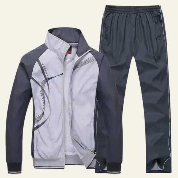 The Aero Track-Stripe Athletic Set