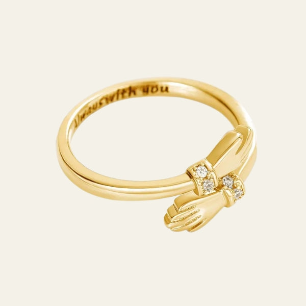 The Embrace Open Hand Ring
