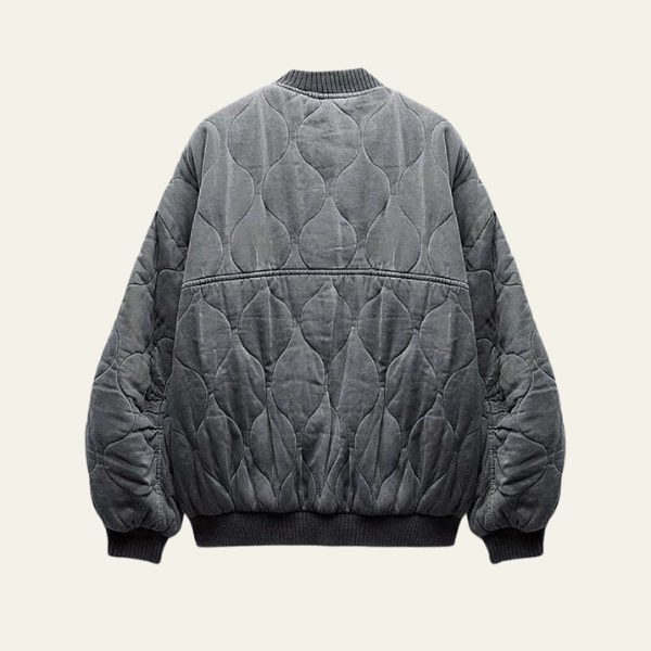 The Oslo Quilted Bomber Jacket