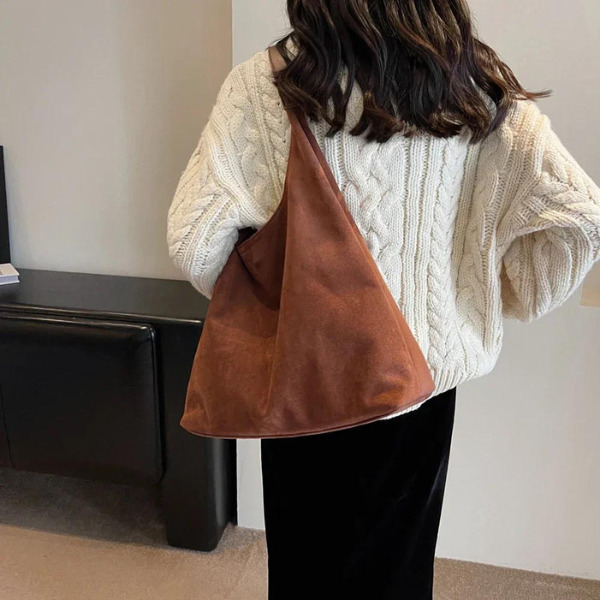The Siena Suede Shoulder Bag