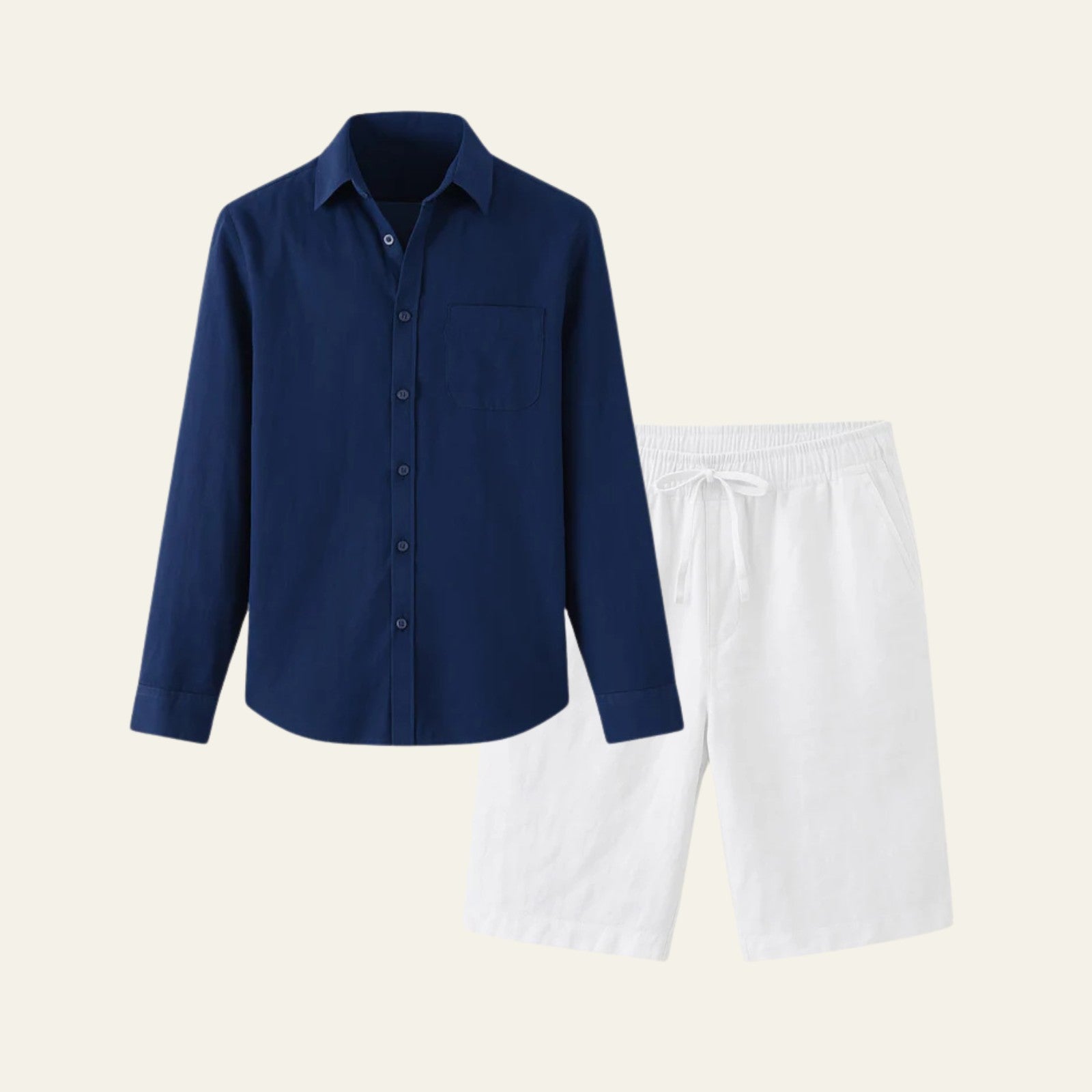 The Solstice Linen Set White