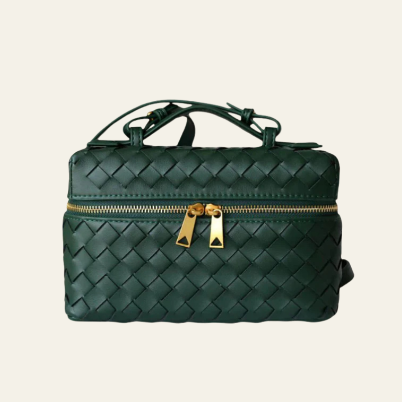 The Turin Woven Leather Duffel