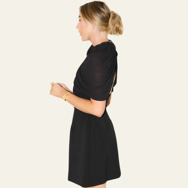The Milan Draped Evening Mini Dress
