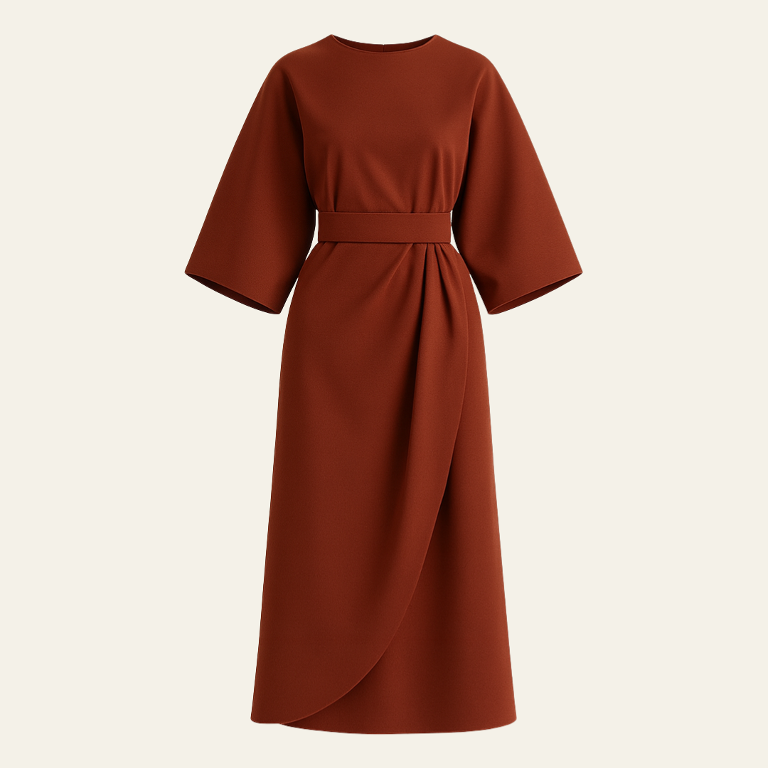 The Amalfi Belted Maxi Dress