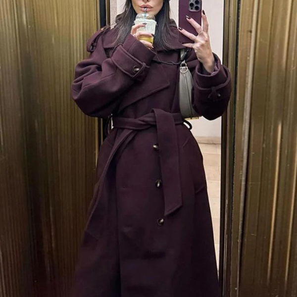 The Bordeaux Wool Heritage Coat